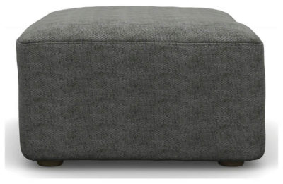 Heart of House Harrison Fabric Footstool - Grey